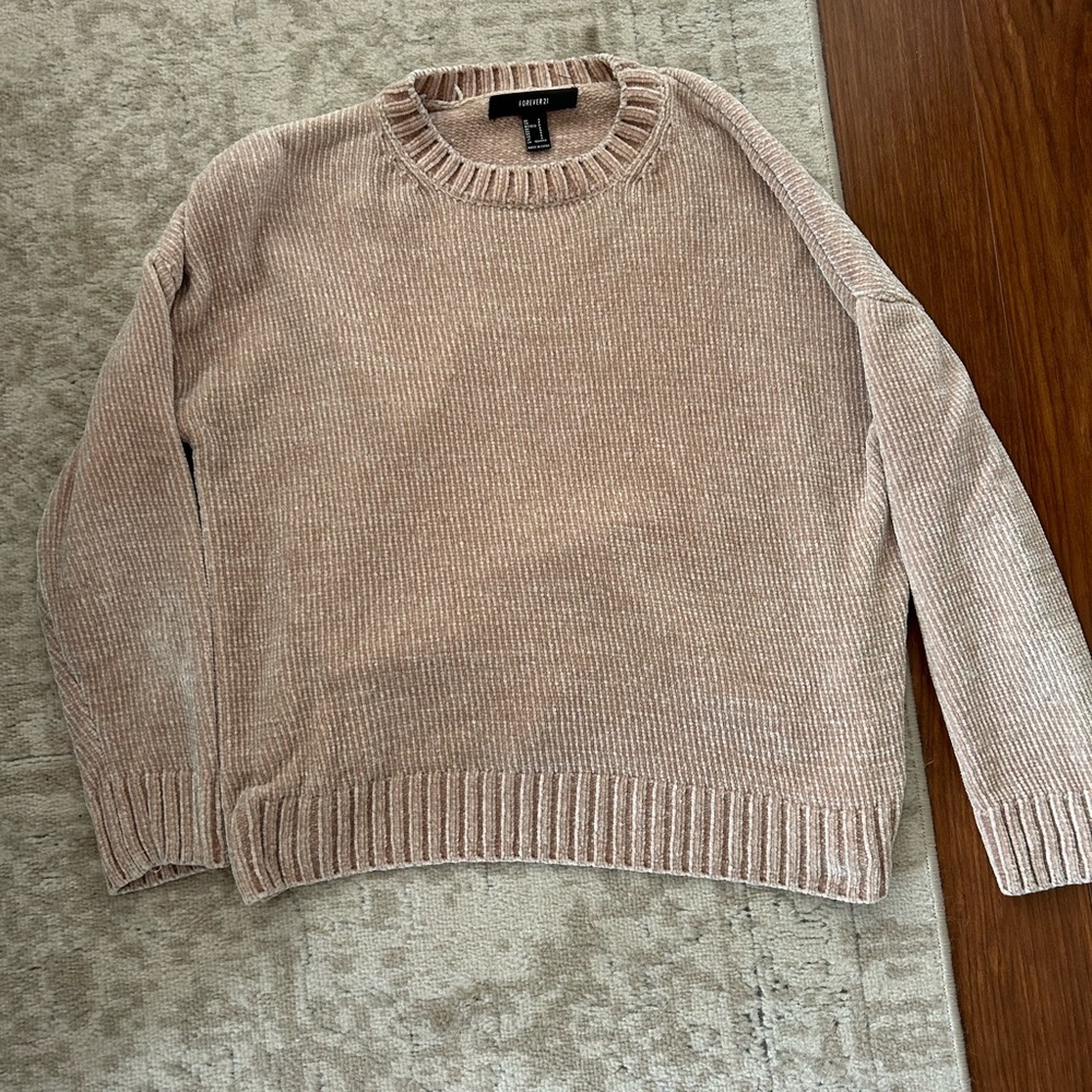 Cream forever 21 sweater